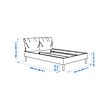 SAGESUND upholstered bed frame