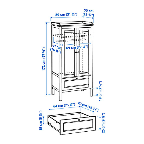 SUNDVIK wardrobe