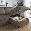 HYLTARP 3-seat sofa w chaise longue, right