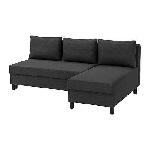 ÄLVDALEN 3-seat sofa-bed with chaise longue