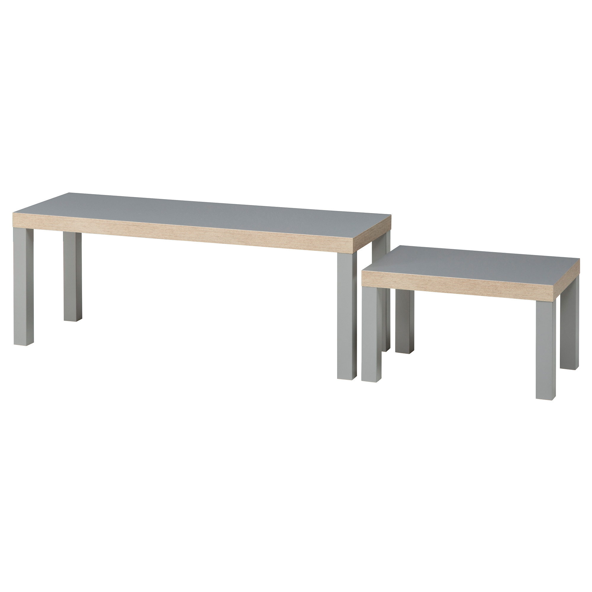 LACK, nest of tables, set of 7, grey LACK, nest of tables, set of 7, grey