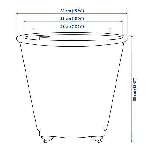 IKEA PS FEJÖ self-watering plant pot