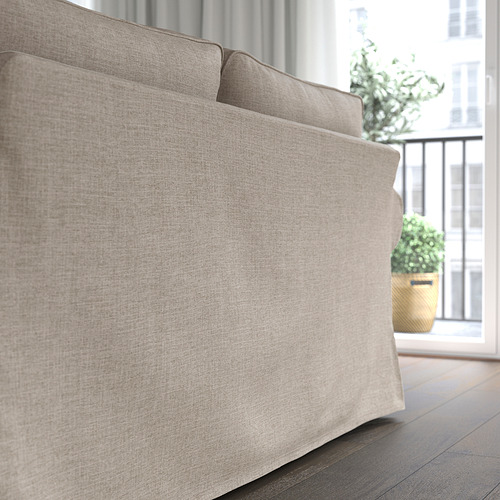 EKTORP 3-seat sofa with chaise longue