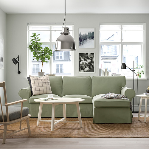 EKTORP 3-seat sofa with chaise longue