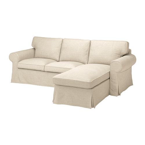 EKTORP 3-seat sofa with chaise longue