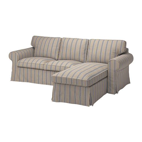 EKTORP cover f 3-seat sofa w chaise longue