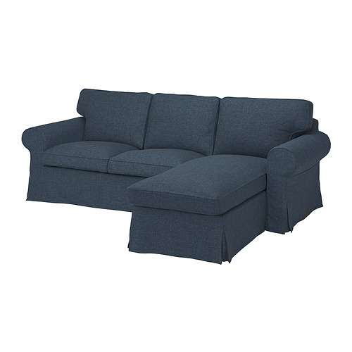 EKTORP 3-seat sofa with chaise longue