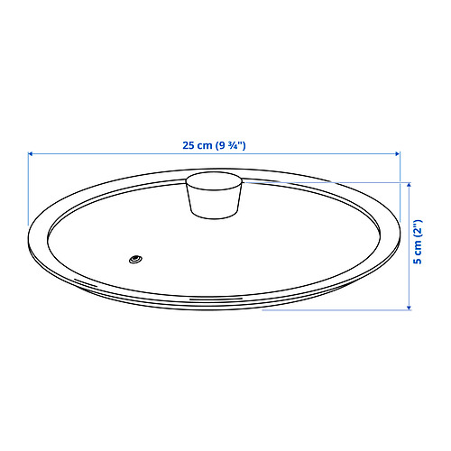 KLOCKREN pan lid