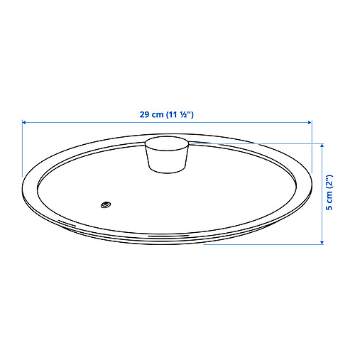 KLOCKREN pan lid