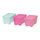 GLIS - box with lid, pink/turquoise | IKEA Hong Kong and Macau - PE765862_S1