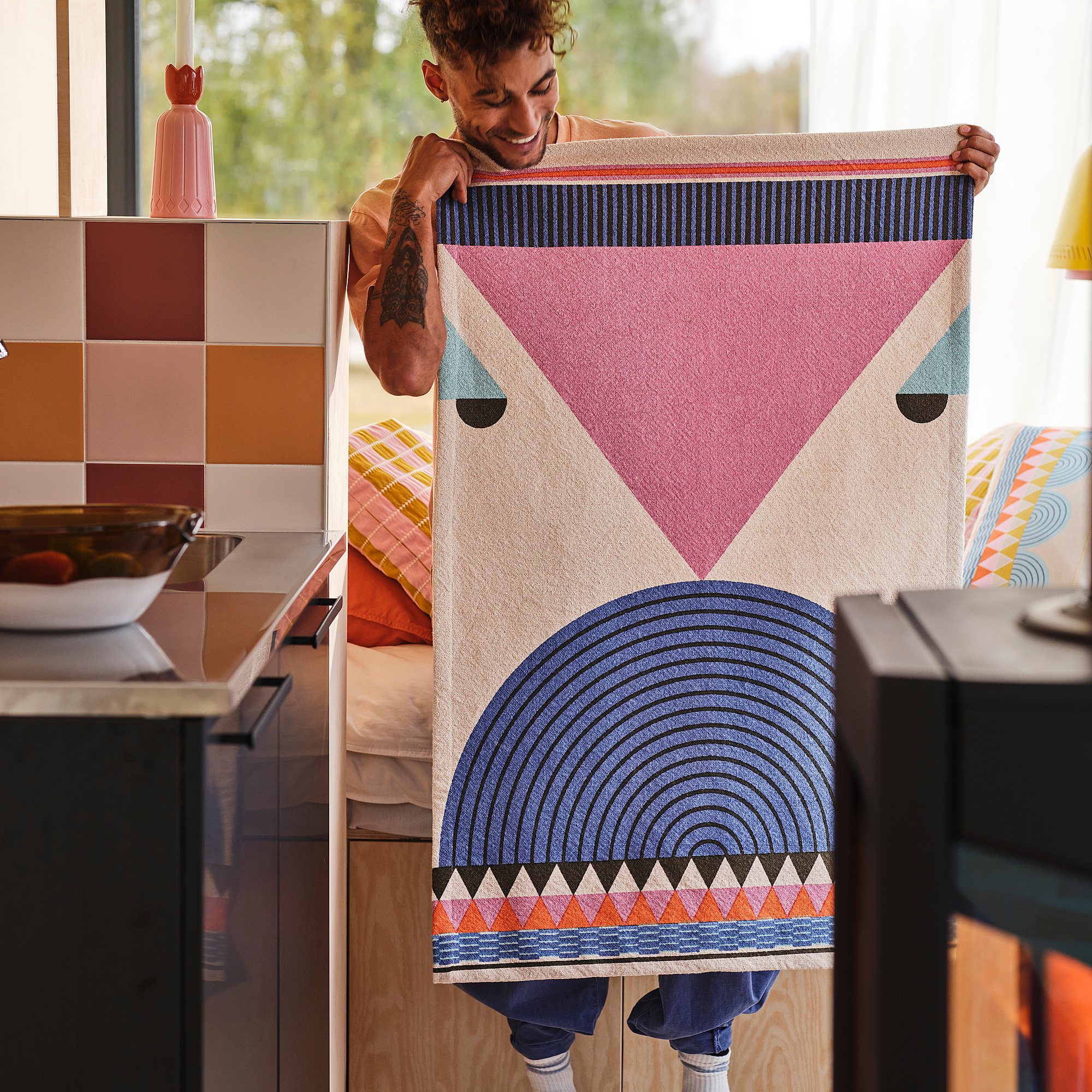 OMMJÄNGE hanging tapestry