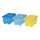 GLIS - box with lid, yellow/blue | IKEA Hong Kong and Macau - PE765864_S1