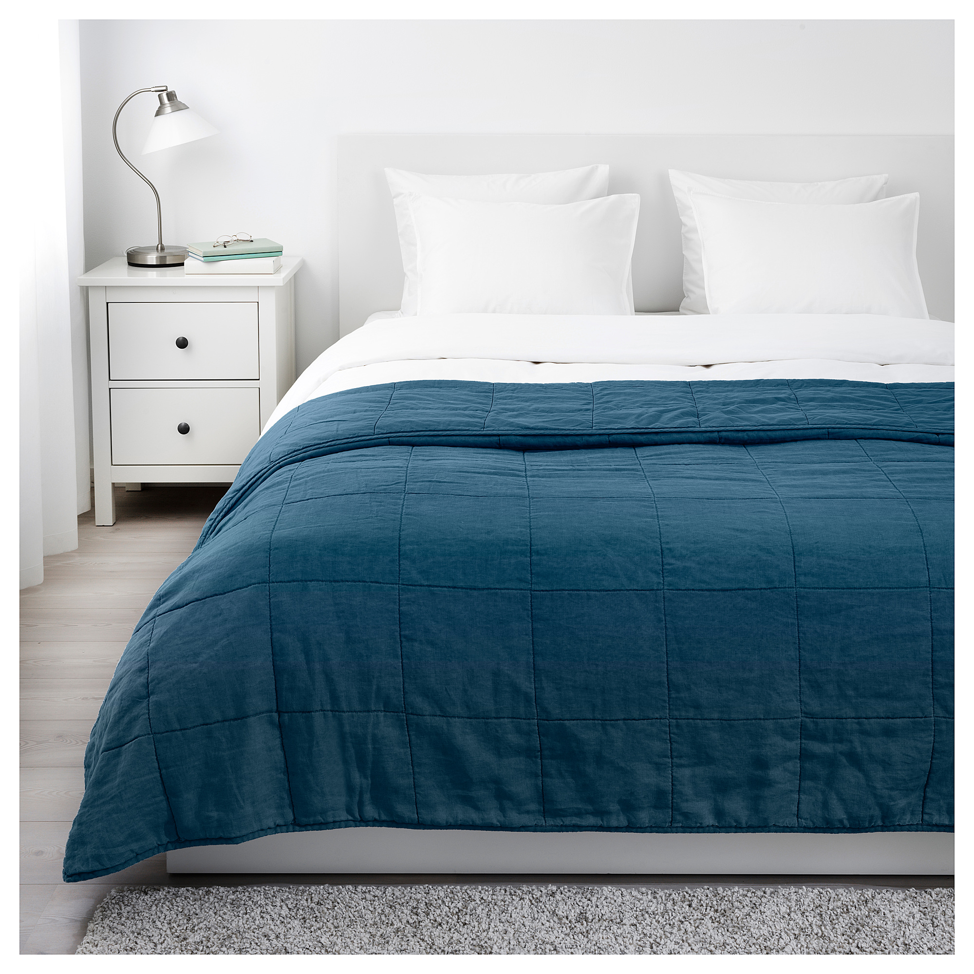 GULVED bedspread, dark blue IKEA Hong Kong and Macau