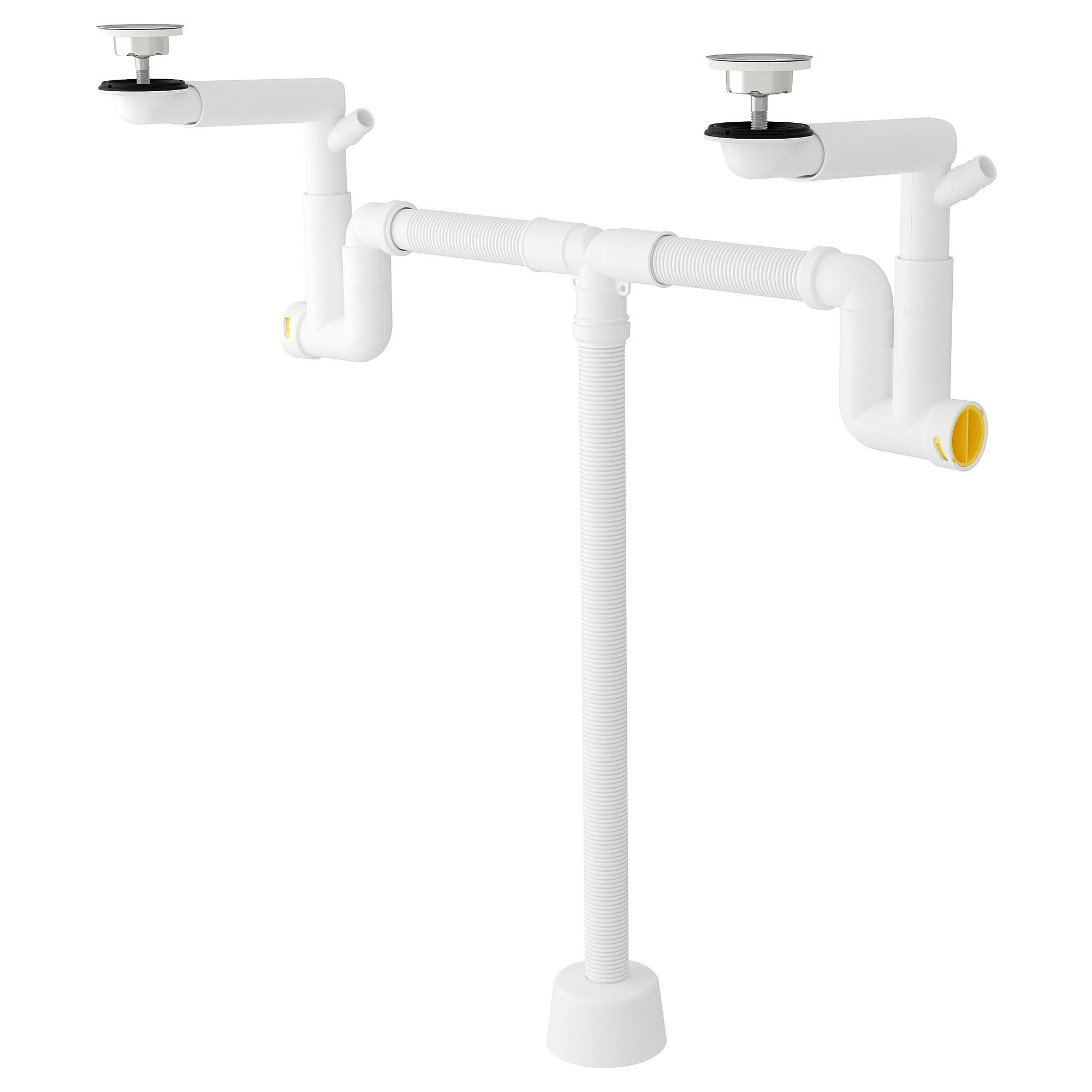 RÄNNILEN 聚水器連伸縮排水管，雙槽