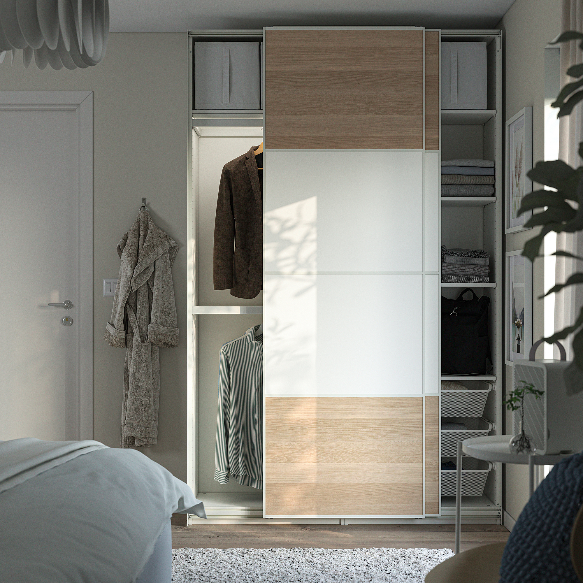 PAX/MEHAMN wardrobe combination