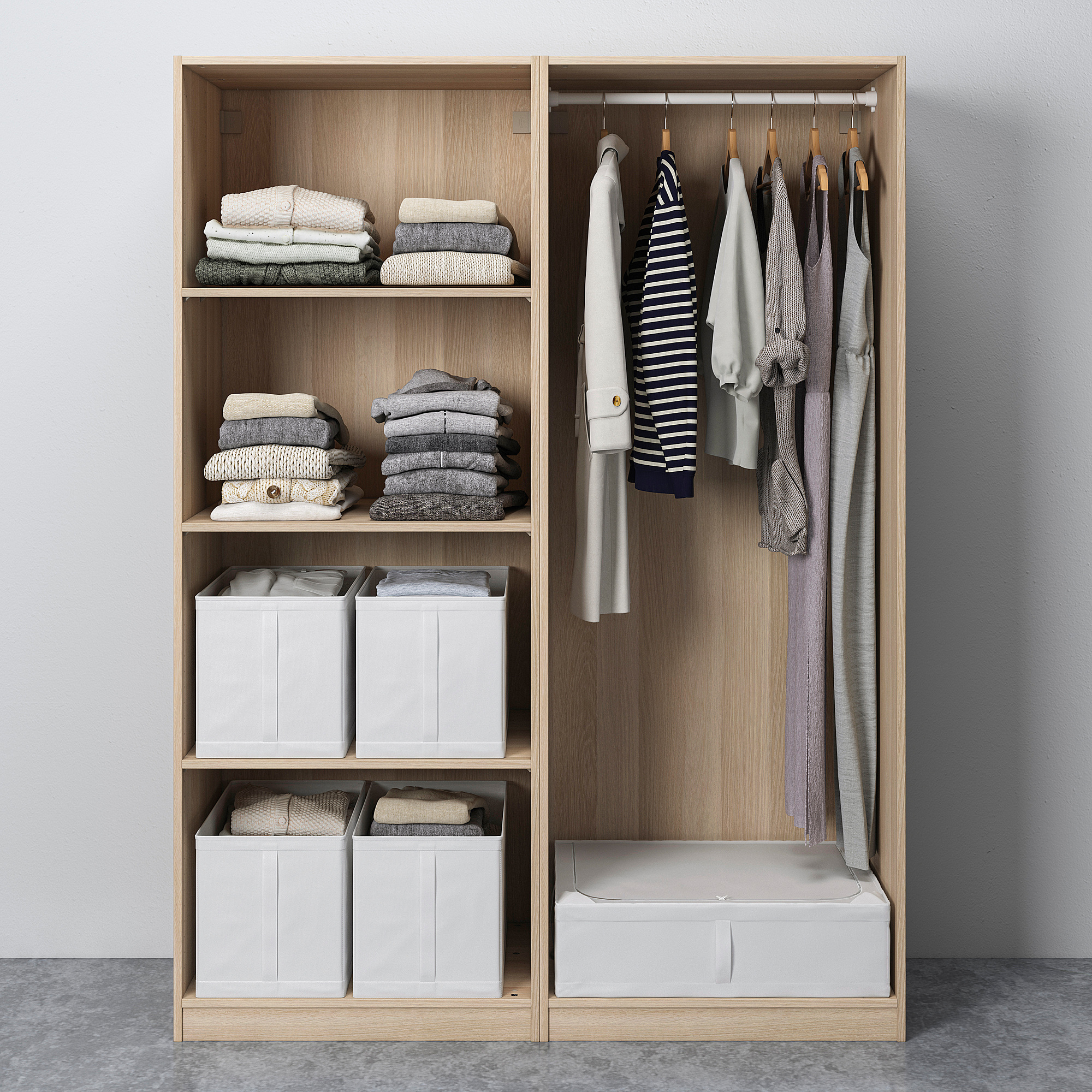 PAX/HASVIK wardrobe