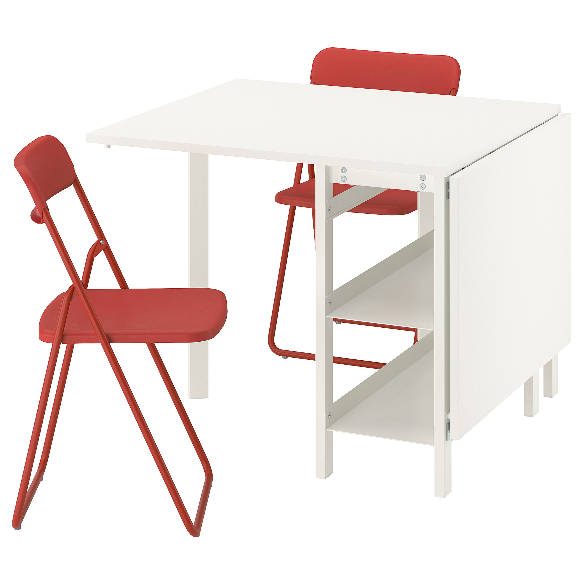 VIHALS/VIHALS table and 2 folding chairs