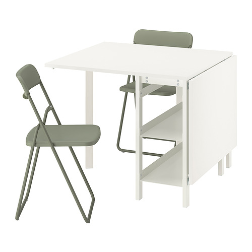 VIHALS/VIHALS table and 2 folding chairs