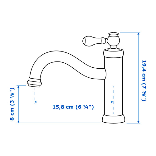 HAMNSKÄR wash-basin mixer tap