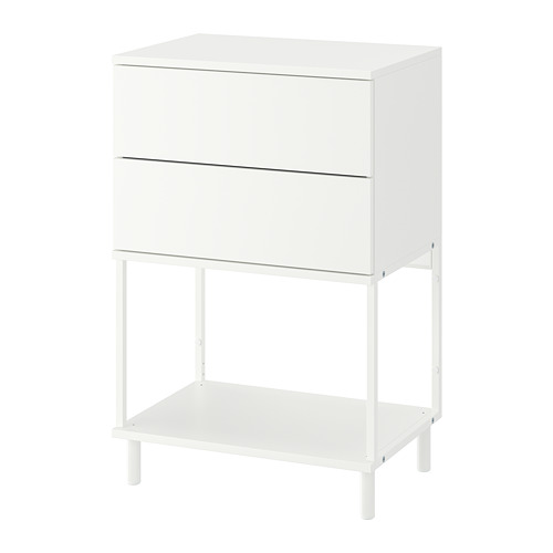 PLATSA chest of 2 drawers