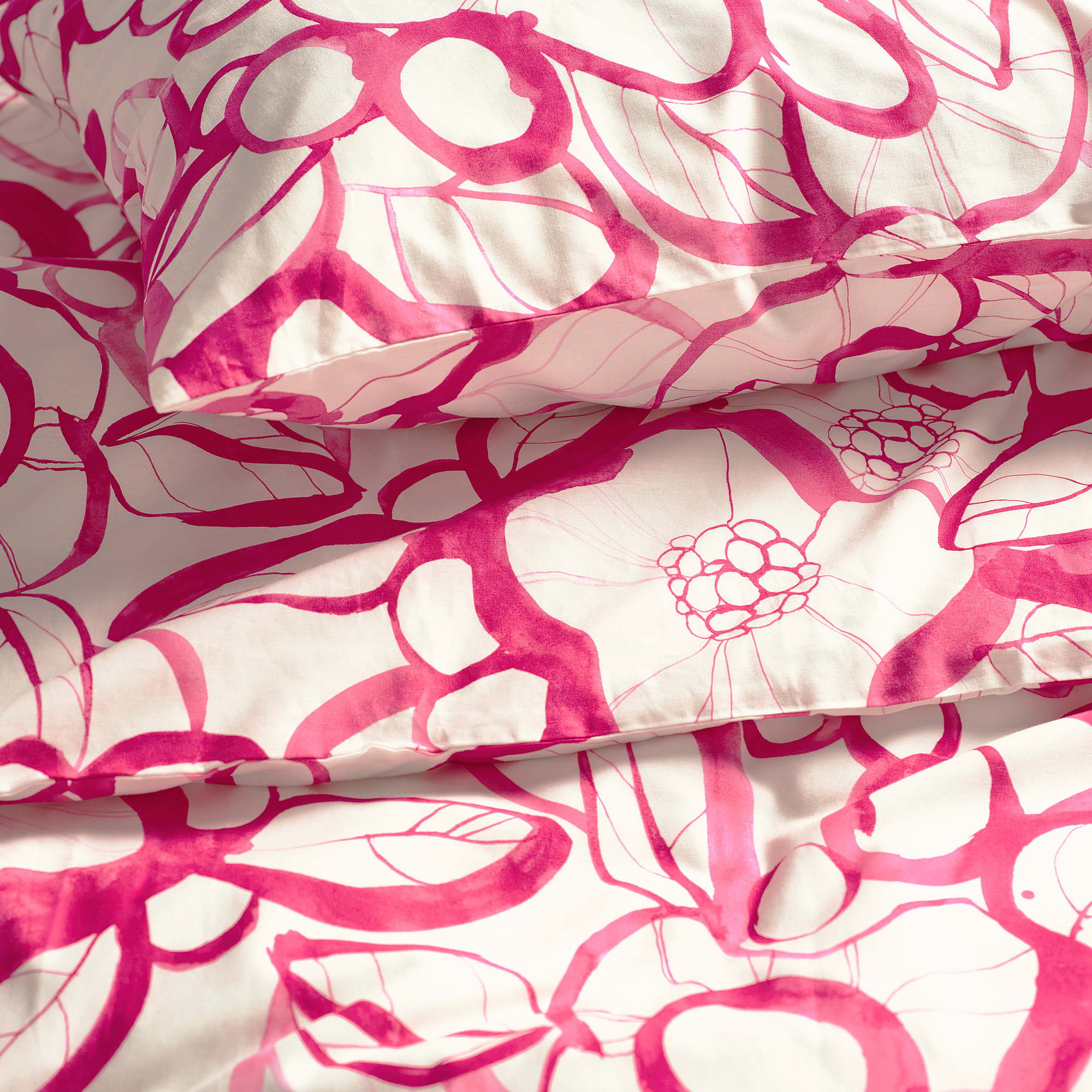 HÄRLIR duvet cover and pillowcase
