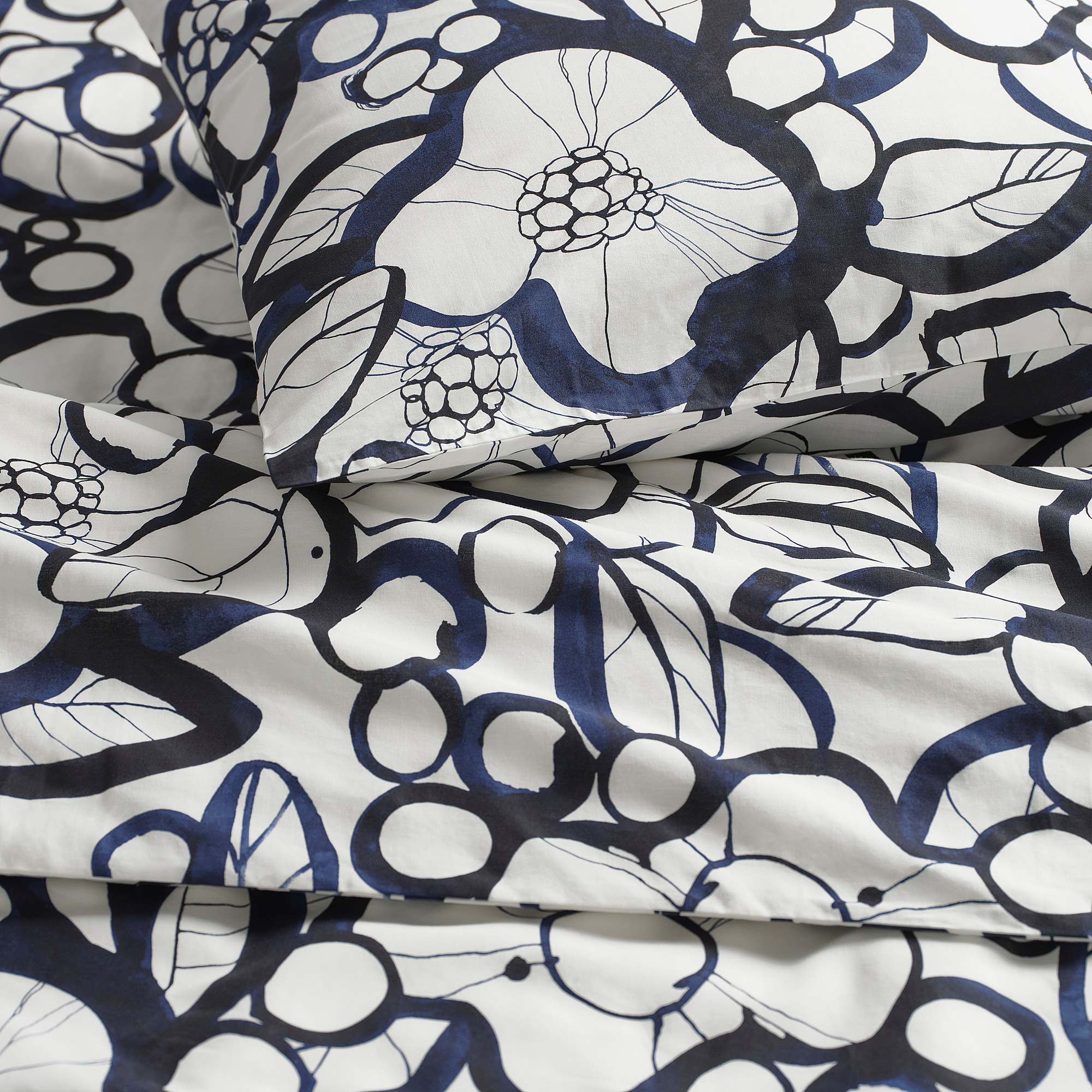 HÄRLIR duvet cover and pillowcase