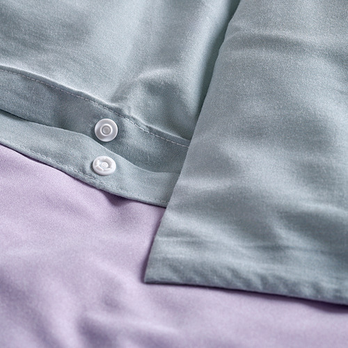 FLÄDERBUSKE duvet cover and 2 pillowcases