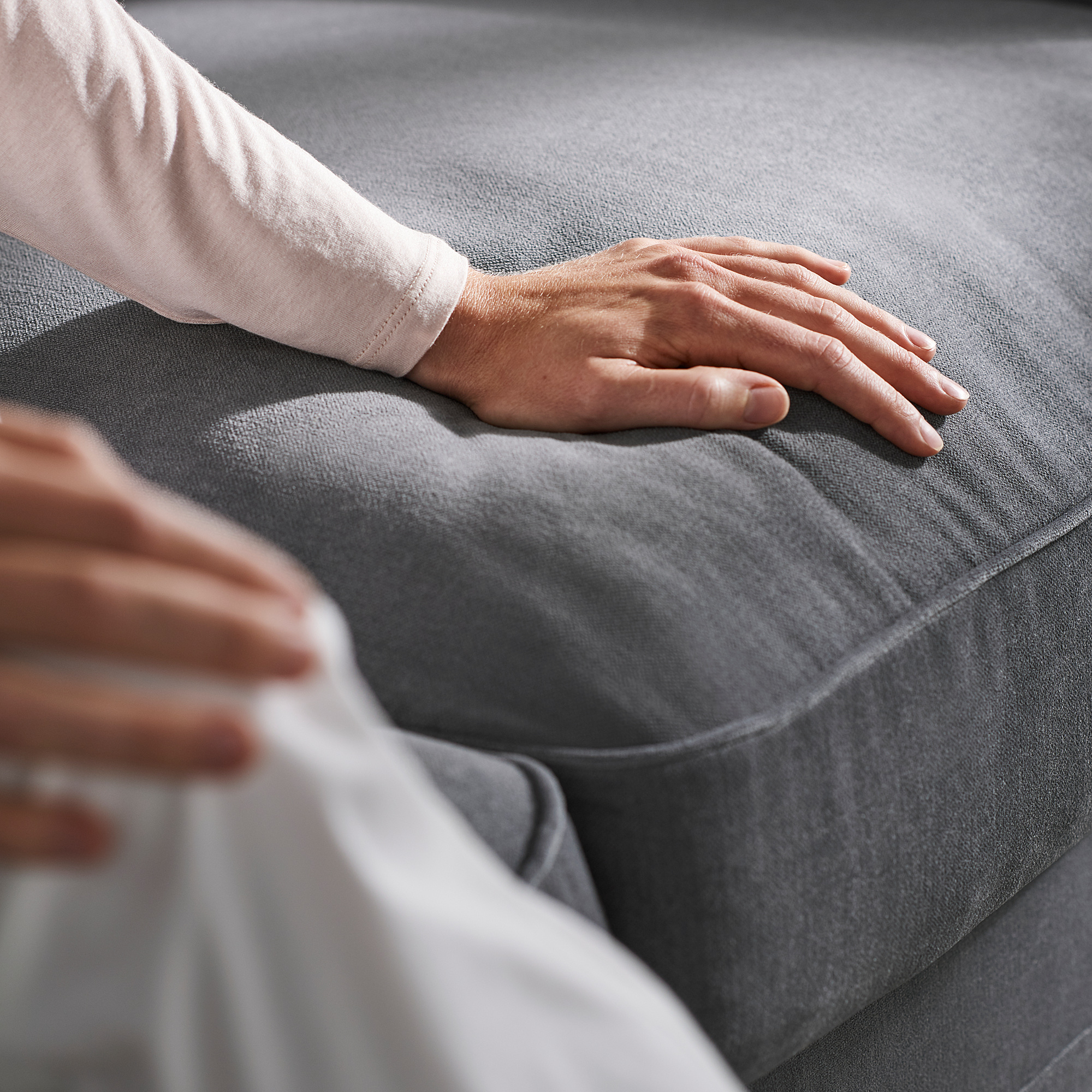 GRÖNLID 3-seat sofa-bed with chaise longue
