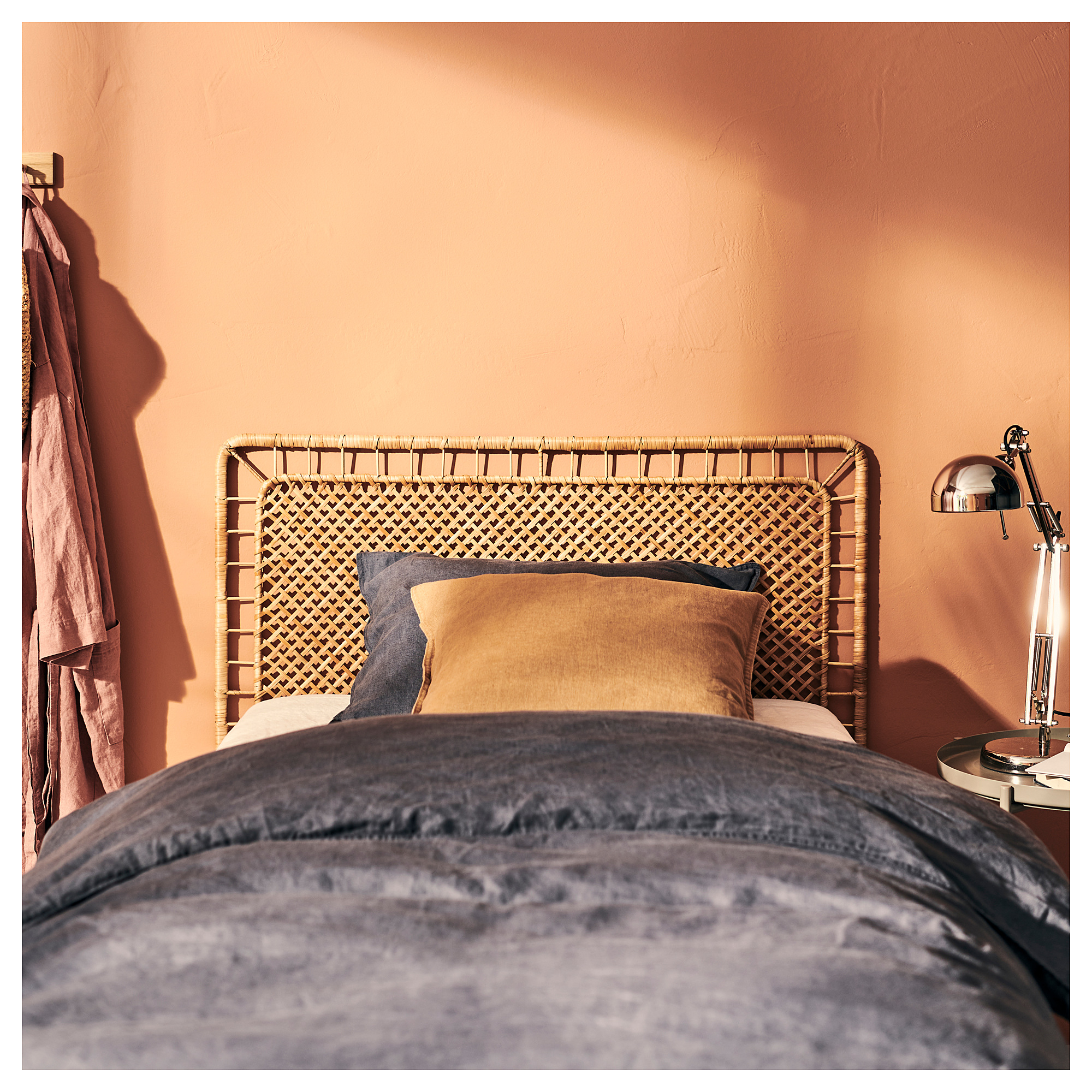 TOLKNING headboard, handmade rattan IKEA Hong Kong and Macau