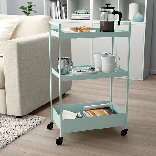 NISSAFORS - trolley, pale green, 50.5x30x83 cm | IKEA Hong Kong 