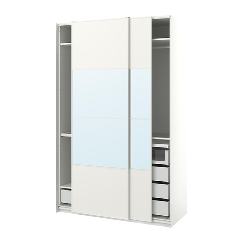 PAX/MEHAMN/AULI wardrobe with sliding doors