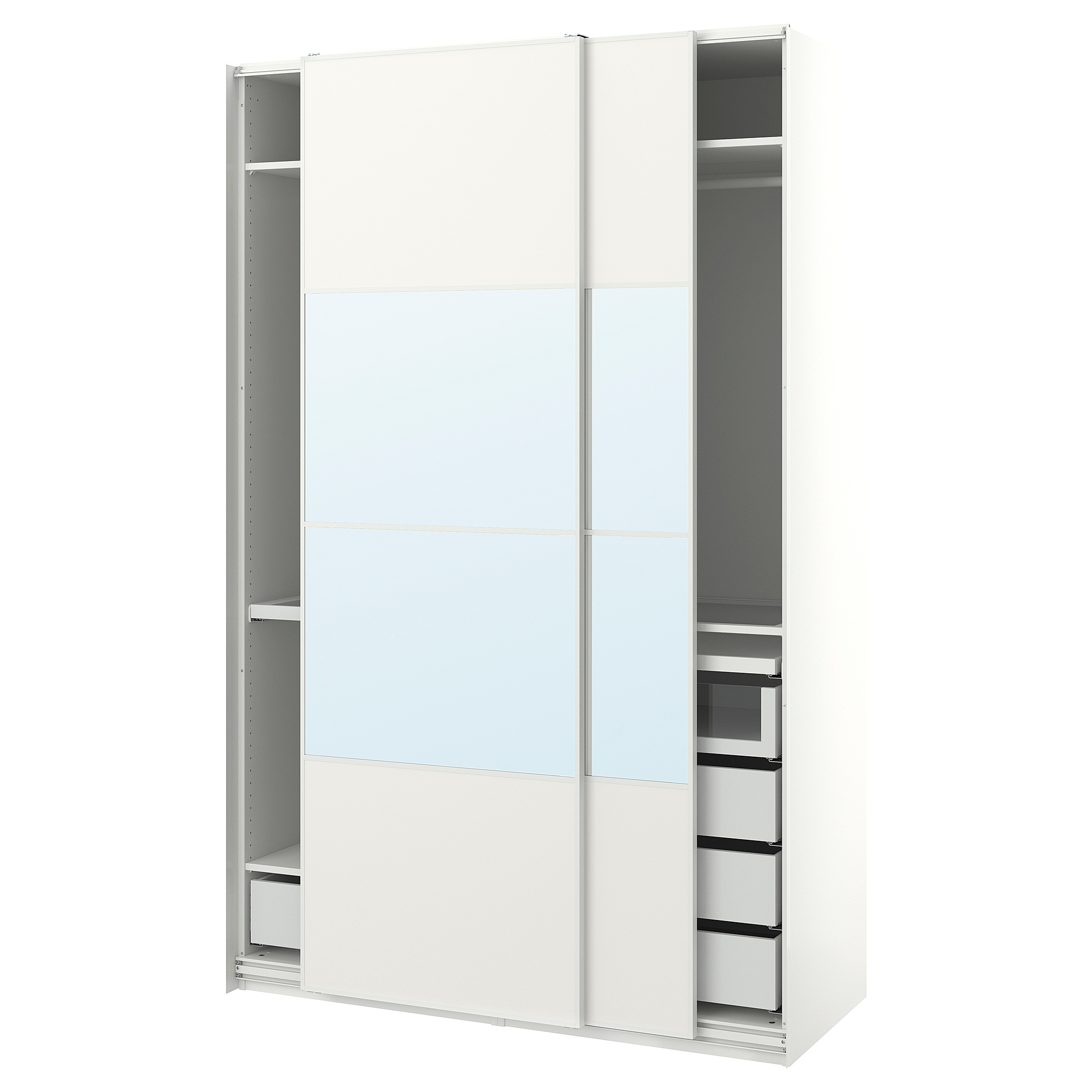 PAX/MEHAMN/AULI wardrobe with sliding doors