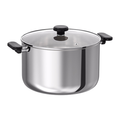 MIDDAGSMAT pot with lid