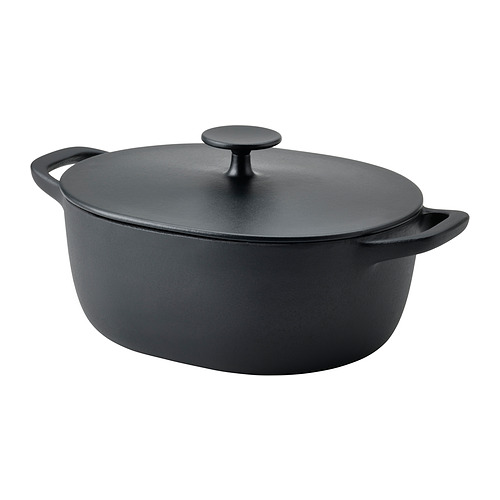 VARDAGEN casserole with lid