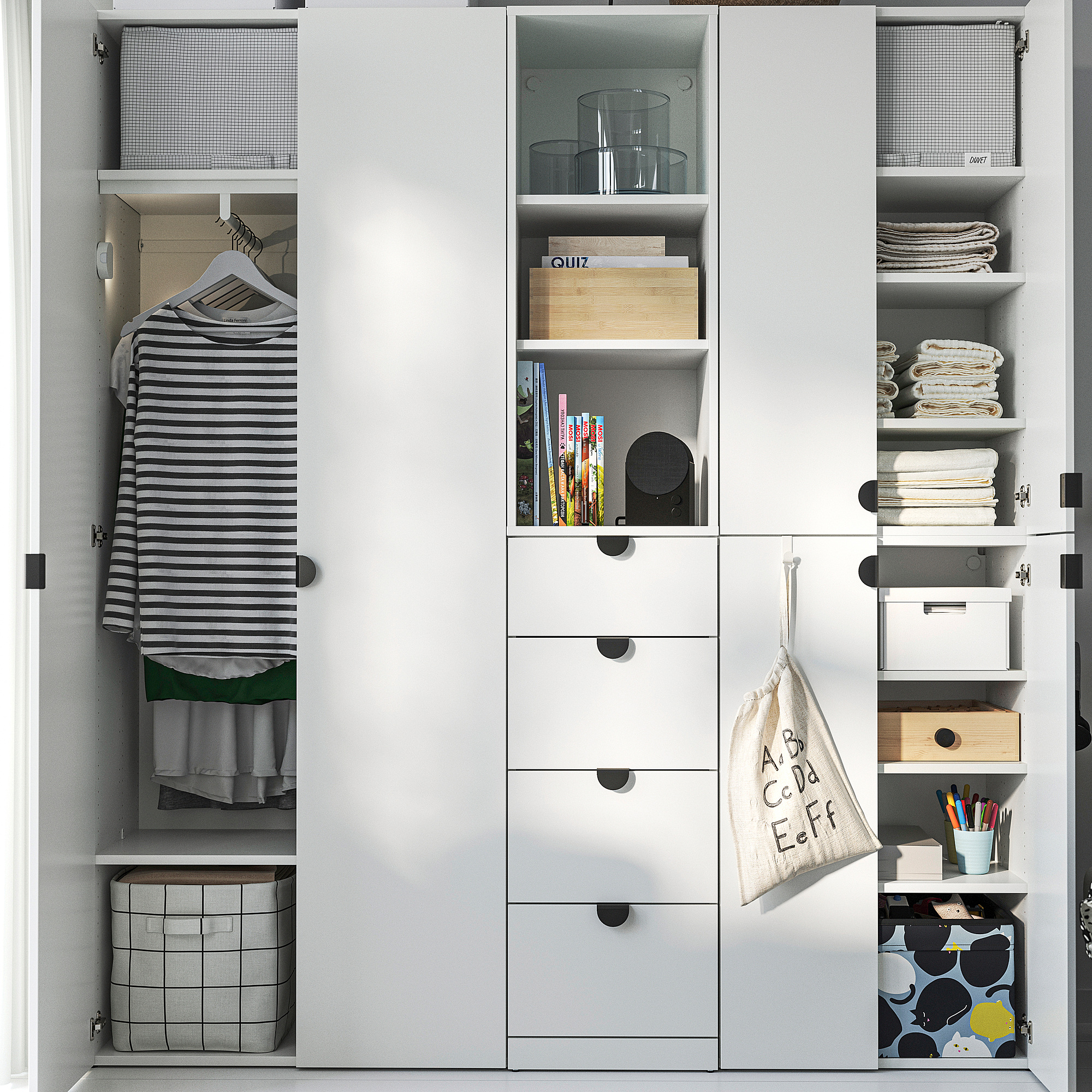 LASTARE wardrobe combination