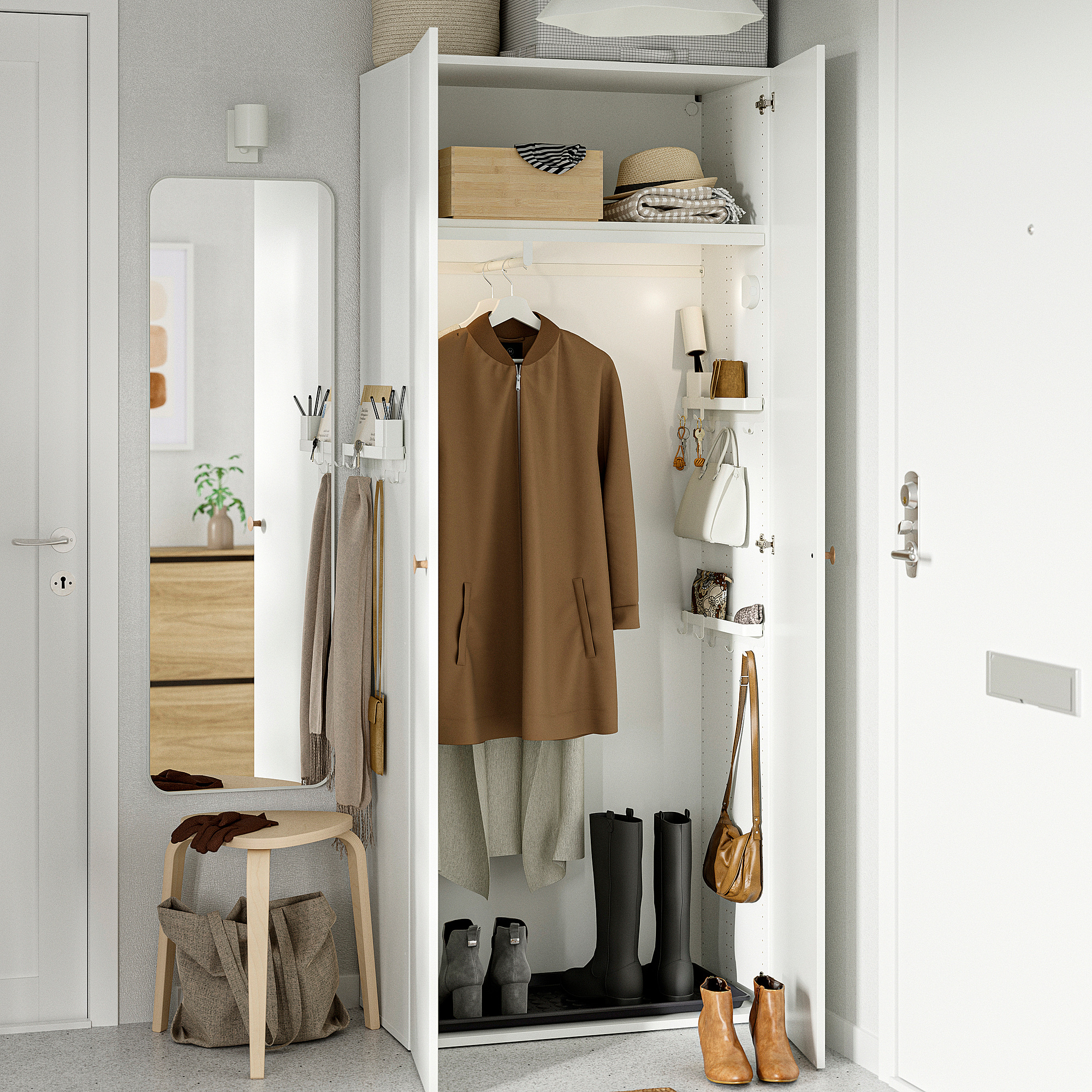 LASTARE wardrobe combination