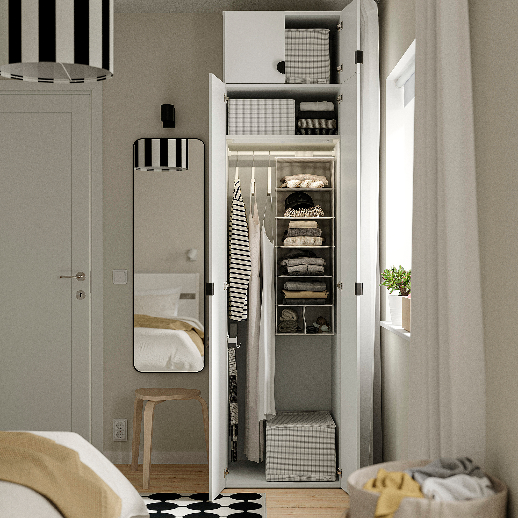 LASTARE wardrobe combination
