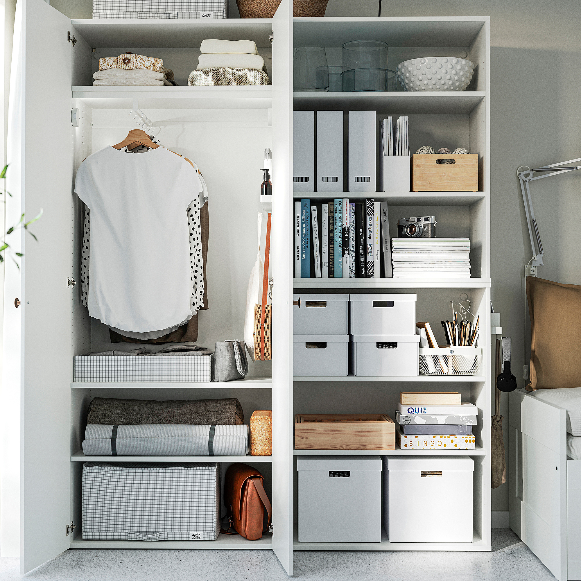 LASTARE wardrobe combination
