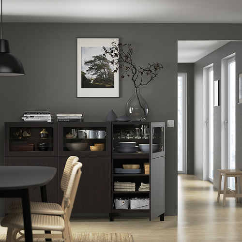 BESTÅ storage combination with doors