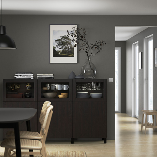 BESTÅ storage combination with doors