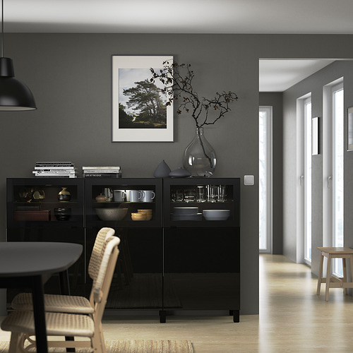 BESTÅ storage combination with doors