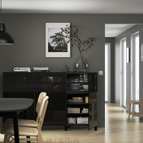 BESTÅ storage combination with doors