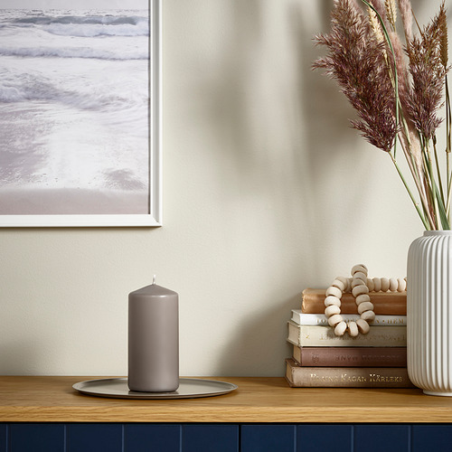 DAGLIGEN unscented pillar candle