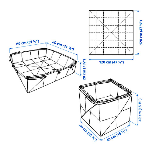 GREJSIMOJS 遊戲墊/貯物箱