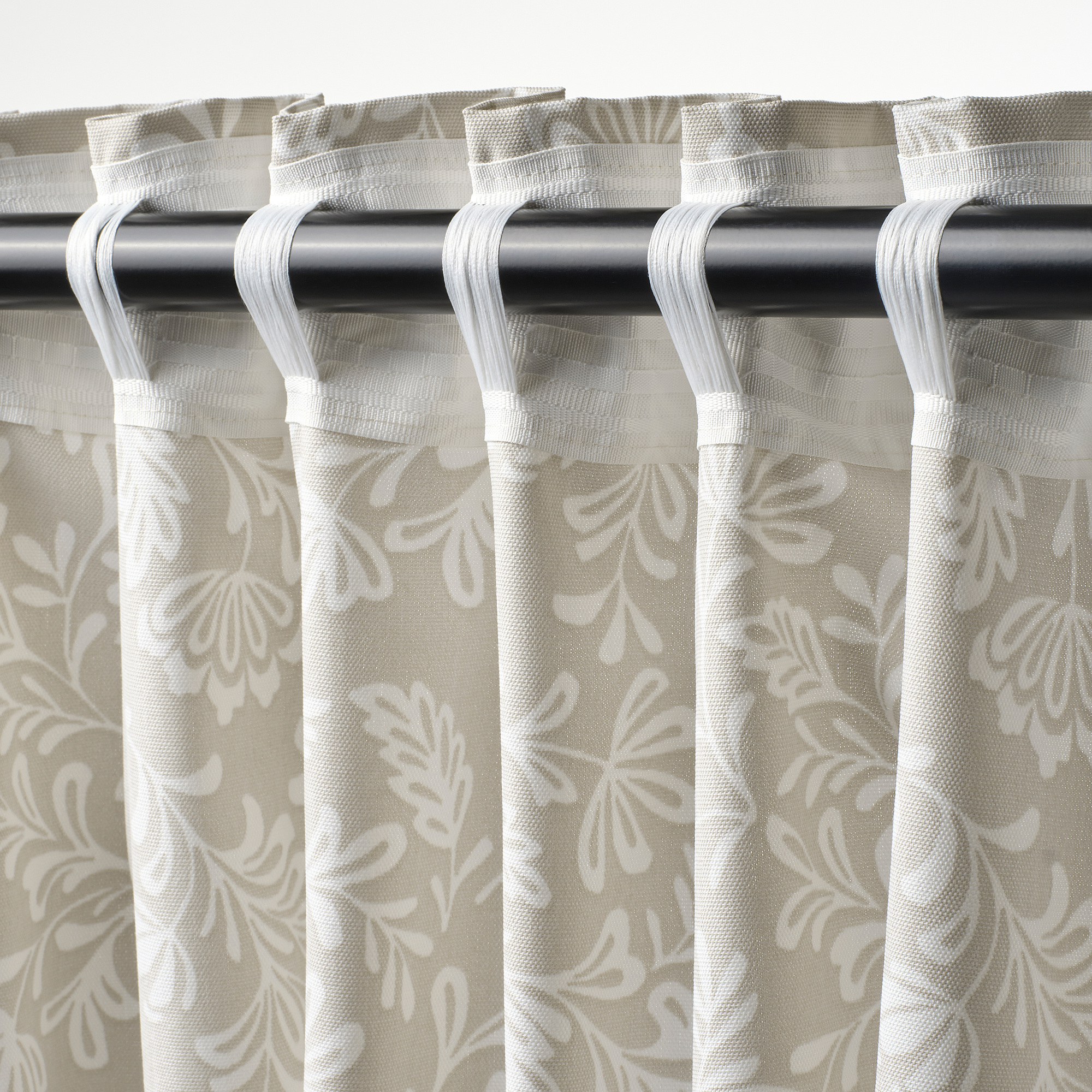SNÖRUTA curtains, 1 pair