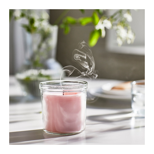 LUGNARE scented candle in glass