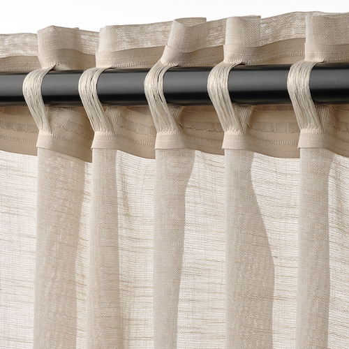 HÄLLEBRÄCKA sheer curtains, 1 pair