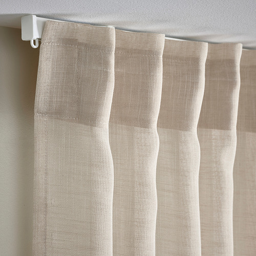 HÄLLEBRÄCKA sheer curtains, 1 pair