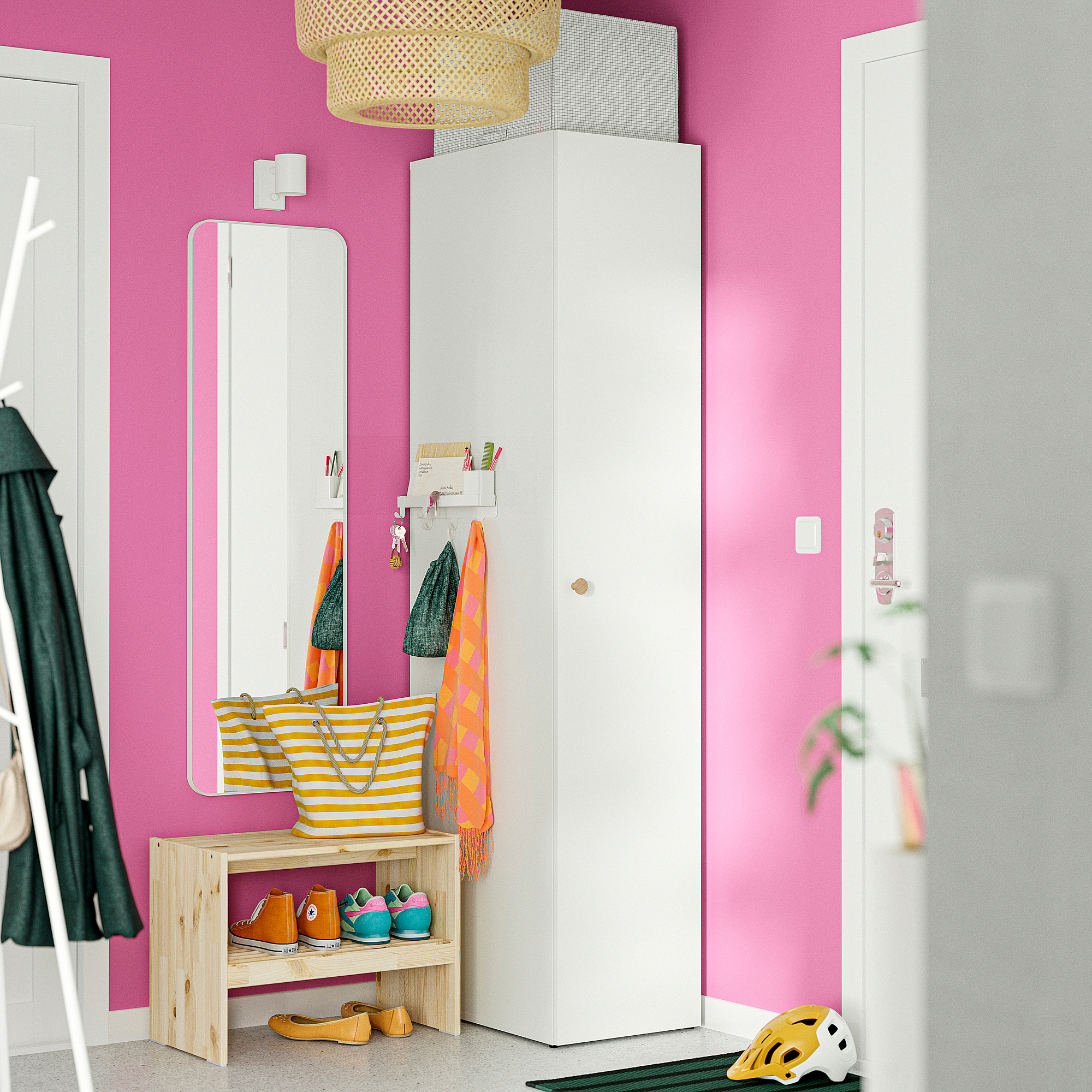 LASTARE wardrobe combination