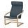 POÄNG - 扶手椅, 樺木飾面/Hillared 深藍色 | IKEA 香港及澳門 - PE628957_S1